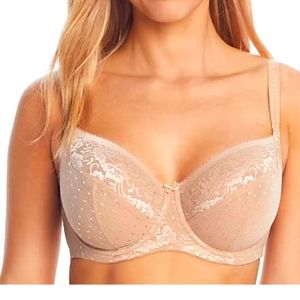 Beige lacy Olivia Balconette Bra